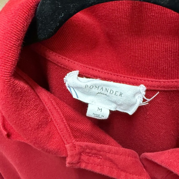 Pomander Place Classic Red Polo Sweatshirt M - Picture 4 of 4